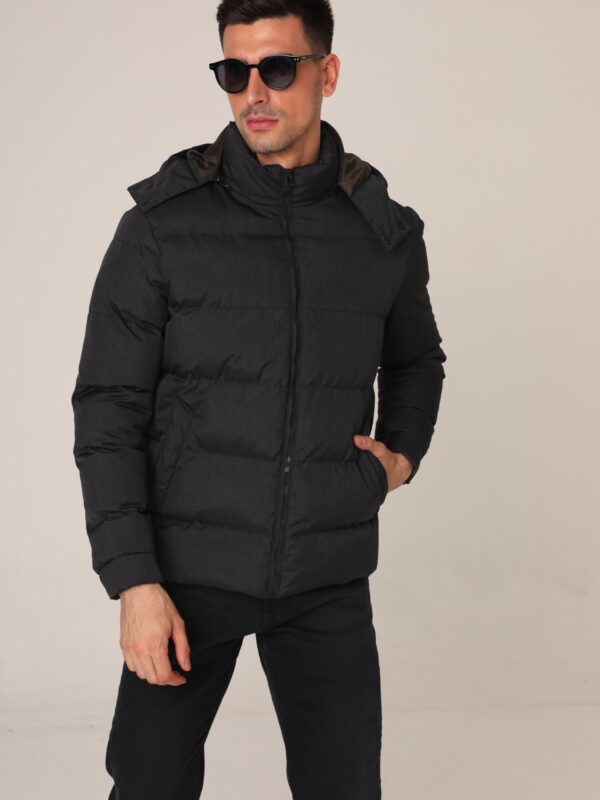 Muška jakna - tamno siva, L