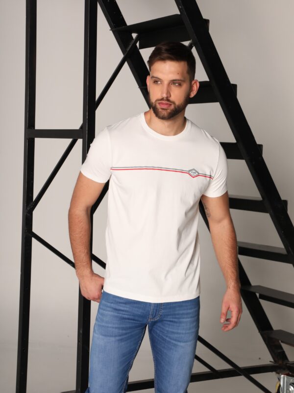 Muška majica - krem bela, M