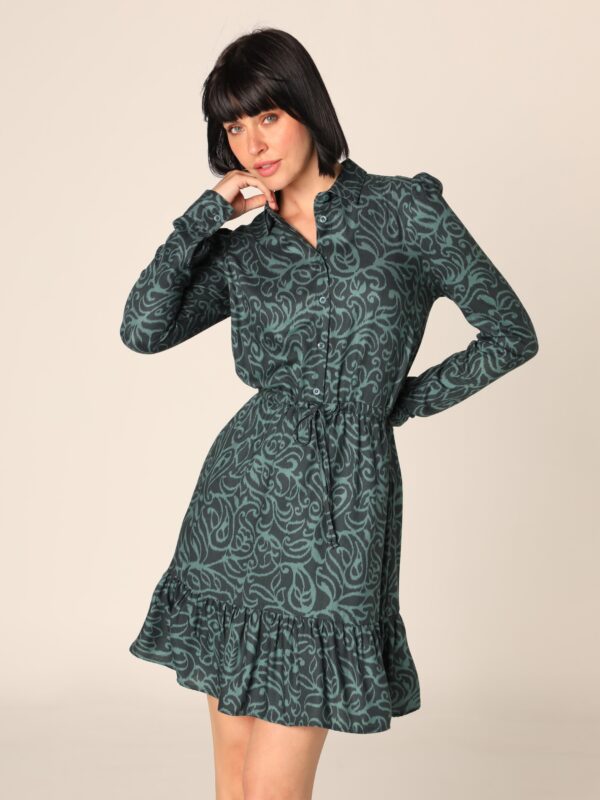 Haljina - tamno petrolej, S