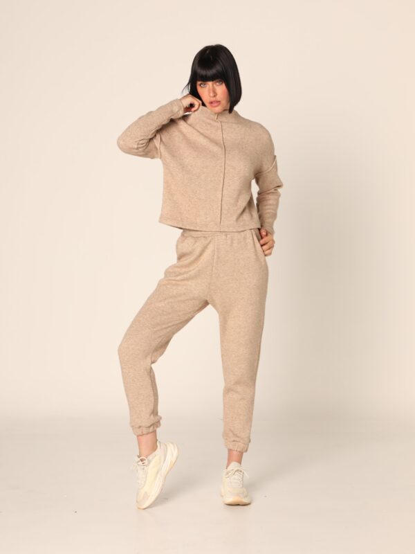 Ženski donji deo trenerke - bež, L