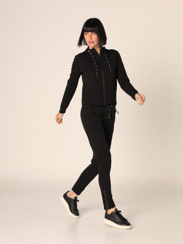 Ženski donji deo trenerke - crna, S