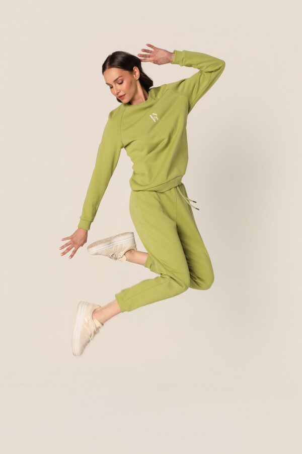 Ženski gornji deo trenerke - svetlo zelena, XL