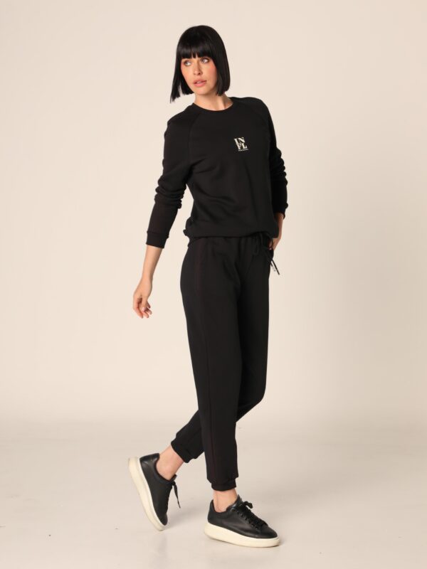 Ženski donji deo trenerke - crna, L