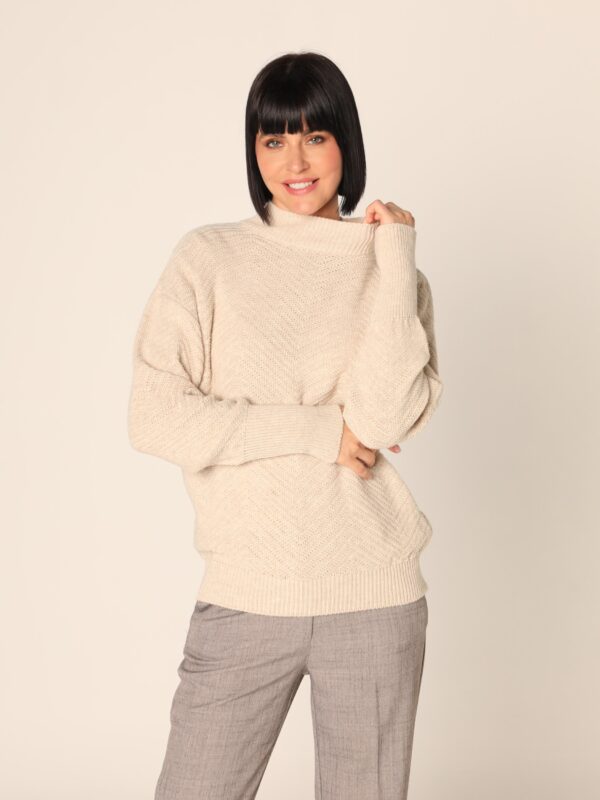 Ženski džemper - bež, XS