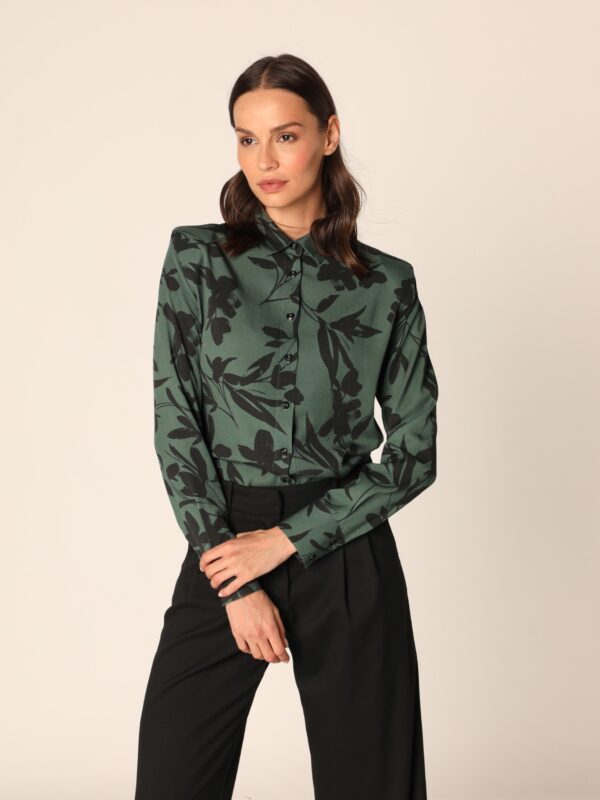 Bluza - tamno zelena, M