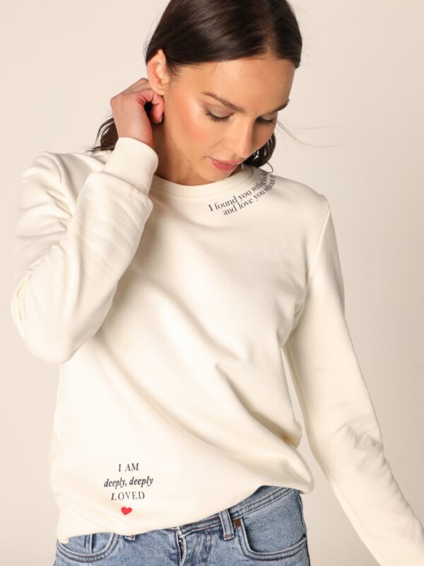 Ženski duks - krem bela, M