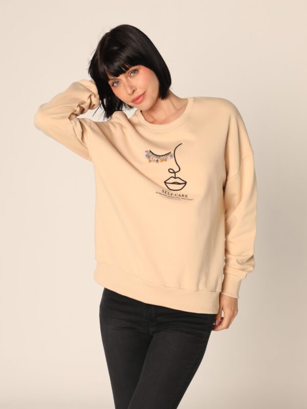 Ženski duks - svetlo bež, L