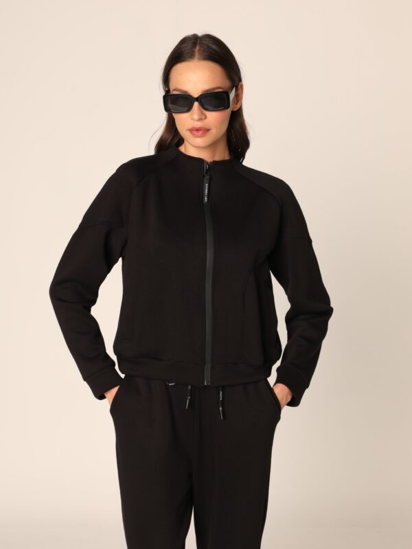 Ženski gornji deo trenerke - crna, XL