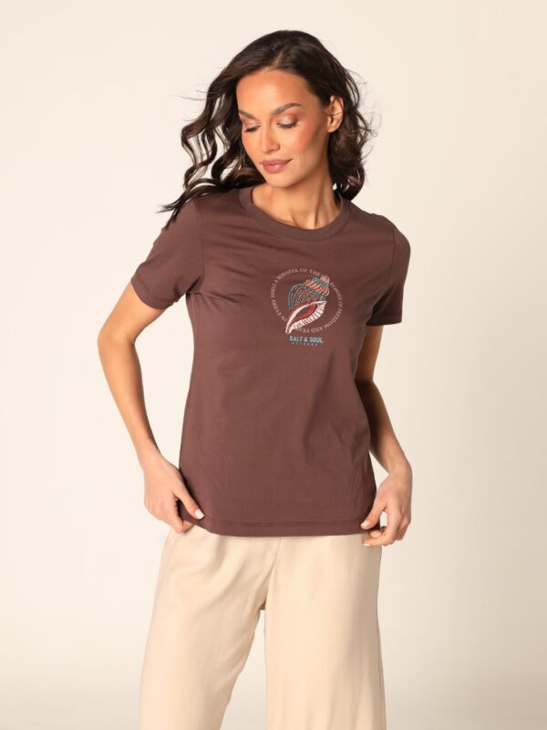 Ženska majica - braon, L